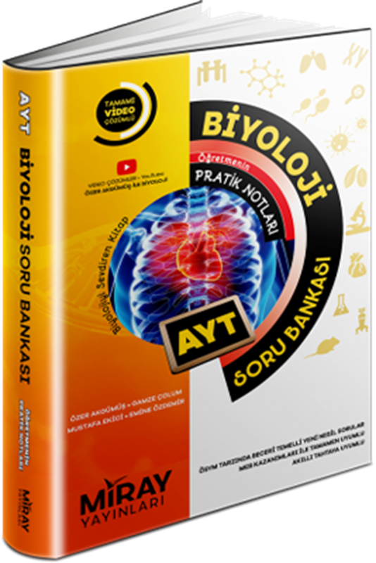 resm Miray Yayınları AYT Biyoloji Soru Bankası