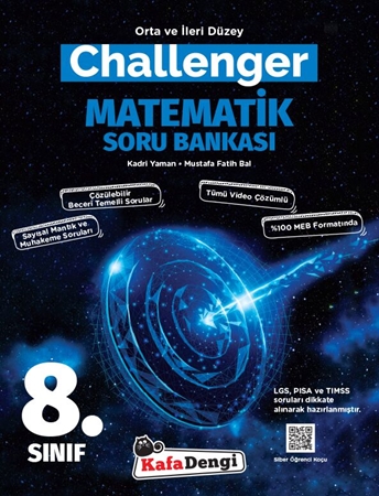 Resim Kafa Dengi 8. Sınıf Challenger Matematik Soru Bankası