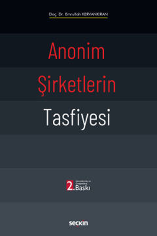 resm Anonim Şirketlerin Tasfiyesi