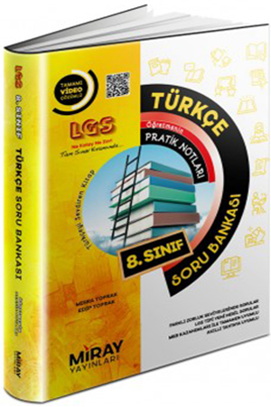 Resim Miray Yayınları 8. Sınıf Türkçe Soru Bankası