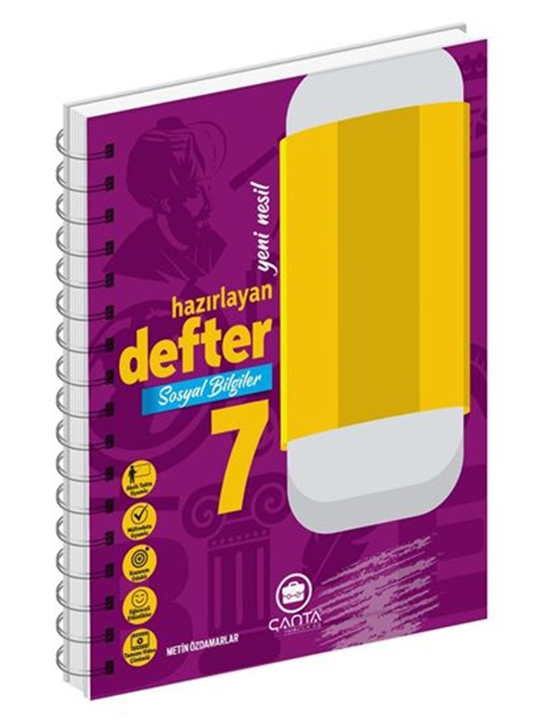 resm Çanta Yayınları 7.Sınıf Sosyal Bilgiler Okula Yardımcı Hazırlayan Defter