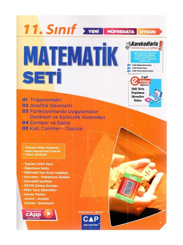 resm Çap Yayınları 11. Sınıf Matematik Anadolu Seti