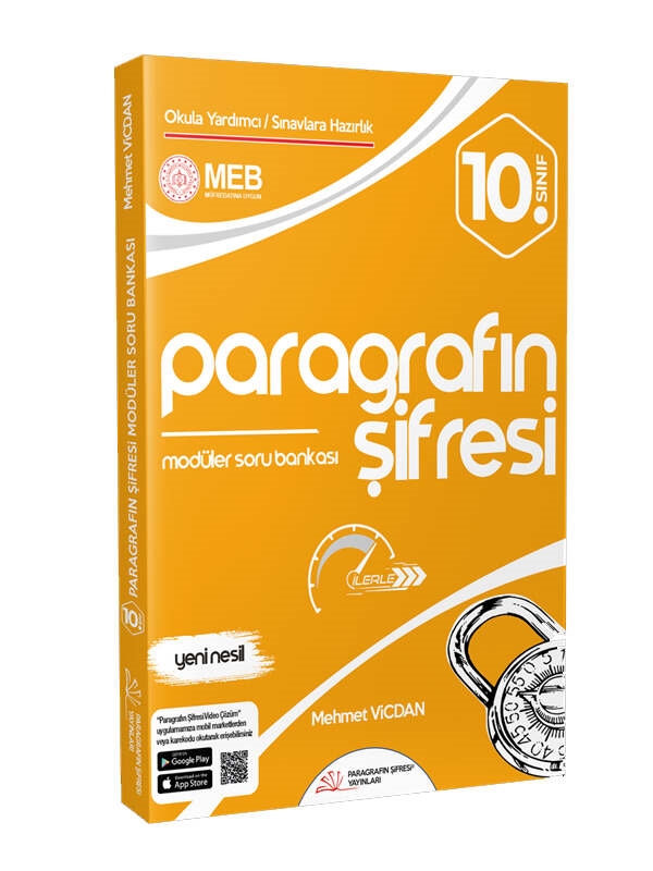 resm Paragrafın Şifresi Yayınları 10. Sınıf Yeni Nesil Paragrafın Şifresi Modüler Soru Bankası