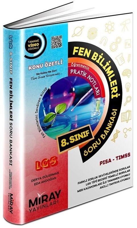 resm Miray Yayınları 8. Sınıf LGS Fen Bilimleri Öğretmenin Pratik Notları Soru Bankası