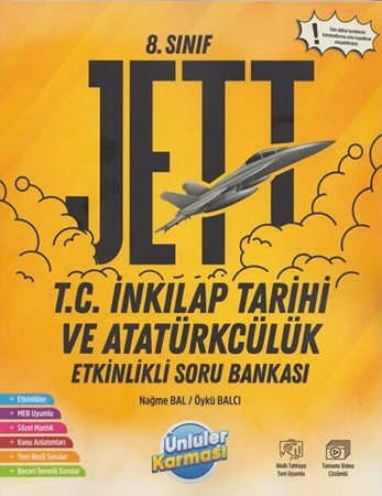 Resim Ünlüler Karması 8. Sınıf T.C. İnkılap Tarihi ve Atatürkçülük JETT Etkinlikli Soru Bankası