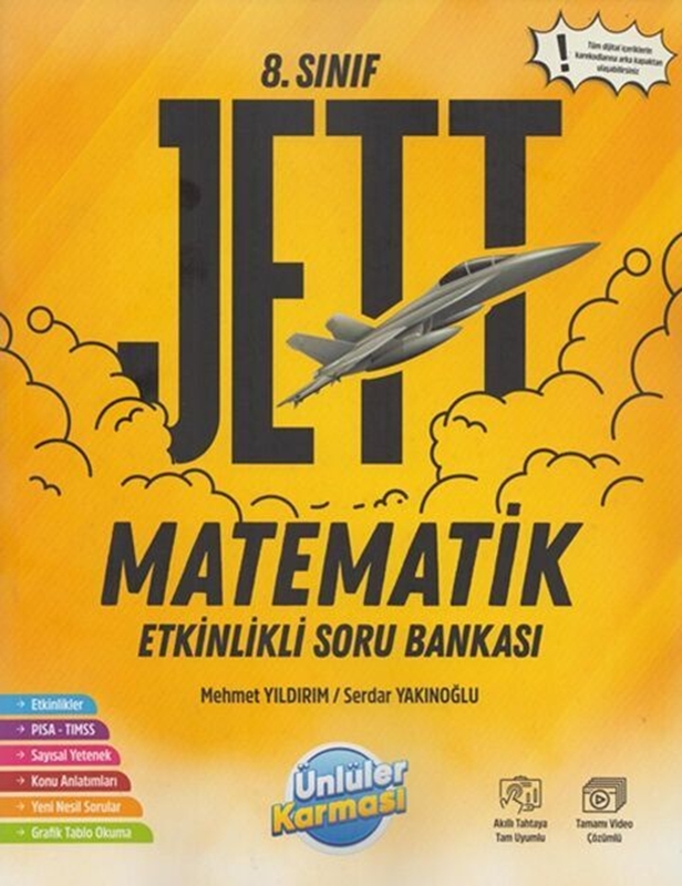 resm Ünlüler Karması 8. Sınıf Matematik JETT Etkinlikli Soru Bankası