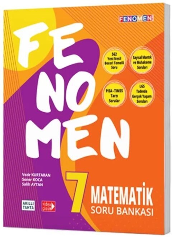resm Fenomen Okul Yayınları 7. Sınıf Matematik Fenomen Soru Bankası