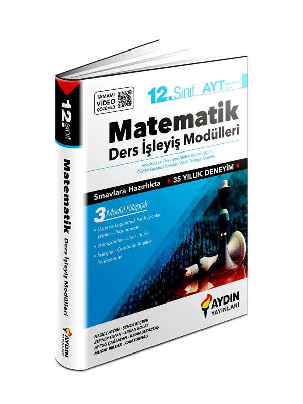 resm Aydın Yayınları 12. Sınıf Aydın Matematik Ders İşleyiş Modülleri