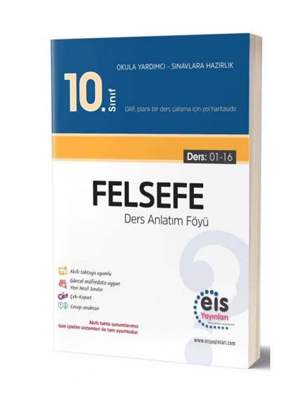 resm Eis Yayınları 10. Sınıf Felsefe Ders Anlatım Föyü