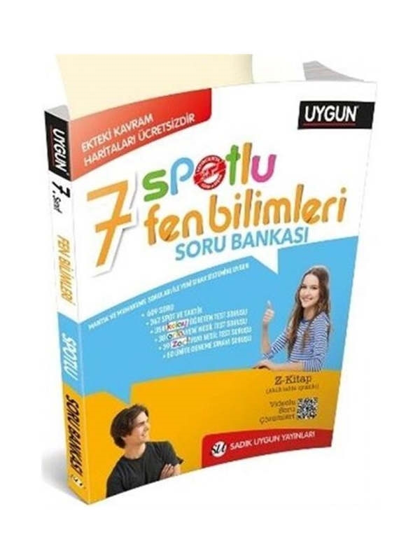 resm Sadık Uygun Yayınları 7. Sınıf Fen Bilgiler Soru Bankası