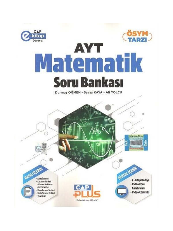 resm Çap Yayınları AYT Matematik Plus Soru Bankası