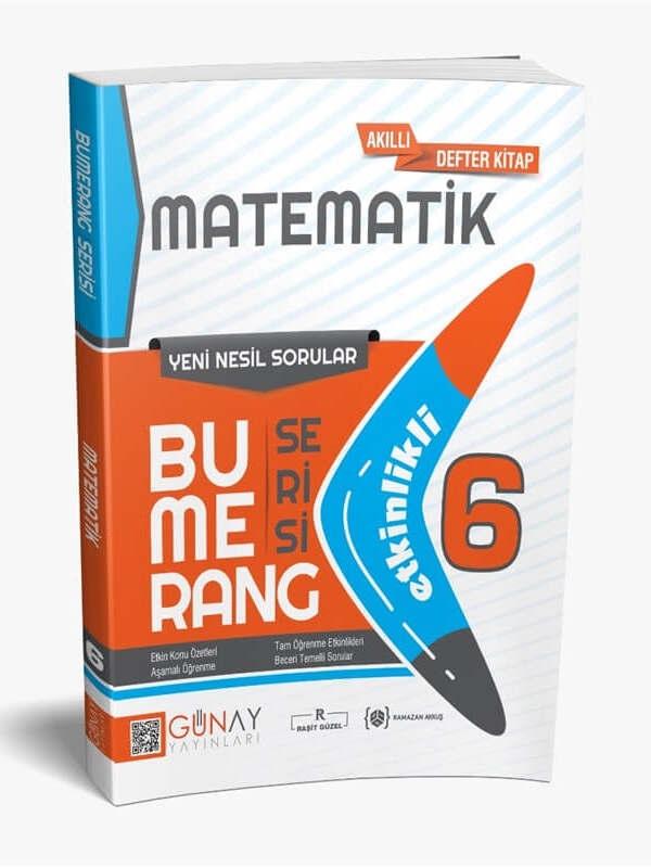 resm Günay Yayınları 6. Sınıf Bumerang Etkinlikli Matematik