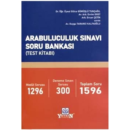 Resim Arabuluculuk Sınavı Soru Bankası (Test Kitabı)