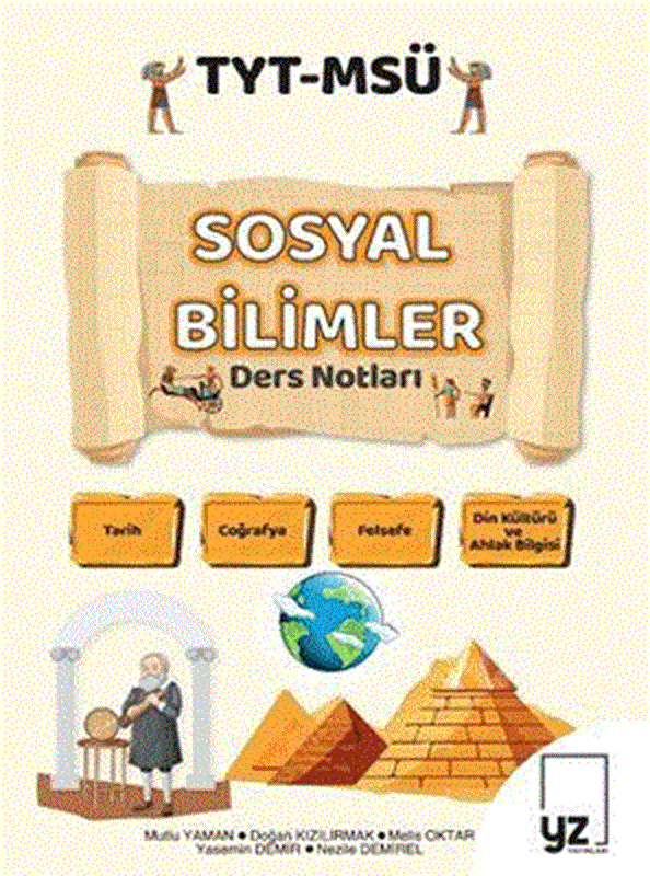 resm YZ Yayınları TYT MSÜ Sosyal Bilimler Ders Notları