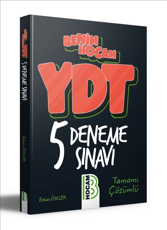 resm Benim Hocam Yayınları YDT Tamamı Çözümlü 5 Deneme Sınavı