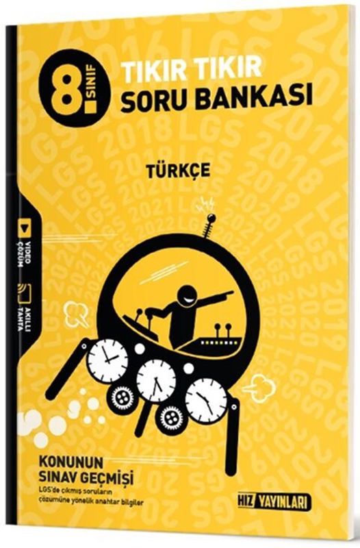 resm Hız Yayınları 8. Sınıf Türkçe Tıkır Tıkır Soru Bankası