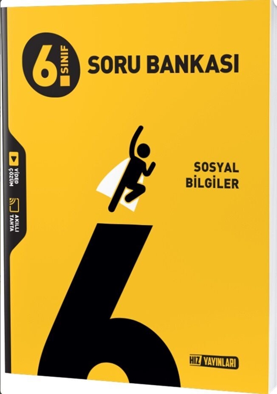 resm Hız Yayınları 6. Sınıf Sosyal Bilgiler Soru Bankası