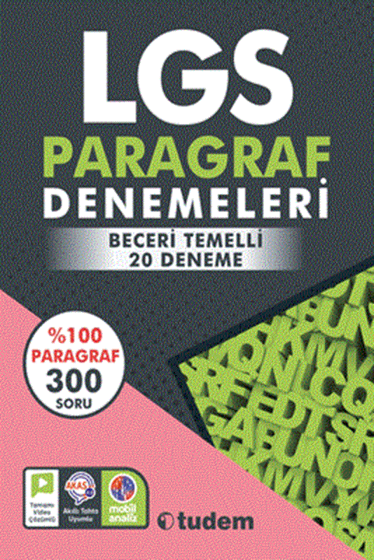 resm LGS Paragraf 20 Deneme Tudem Yayınları