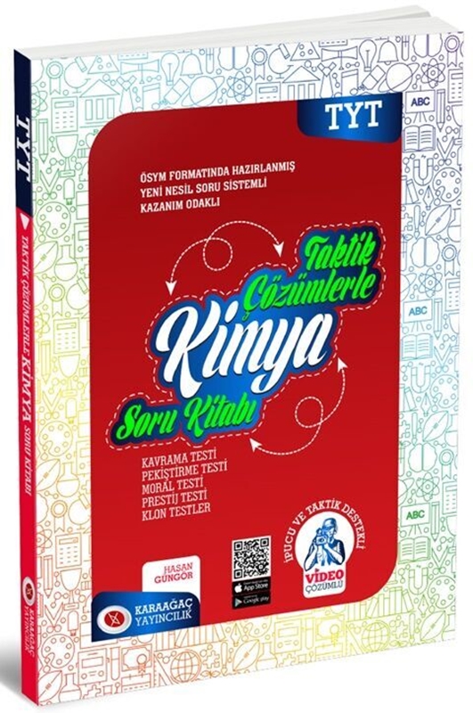 resm Karaağaç Yayınları TYT Kimya Taktik Çözümlerle Soru Kitabı