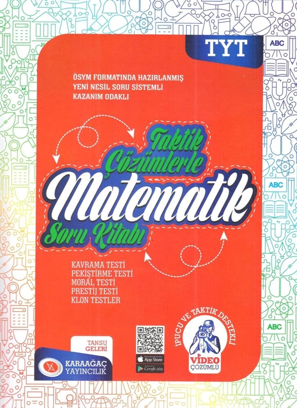 resm Karaağaç Yayınları TYT Matematik Taktik Çözümlerle Soru Kitabı