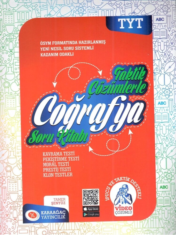 resm Karaağaç Yayınları TYT Coğrafya Taktik Çözümlerle Soru Kitabı
