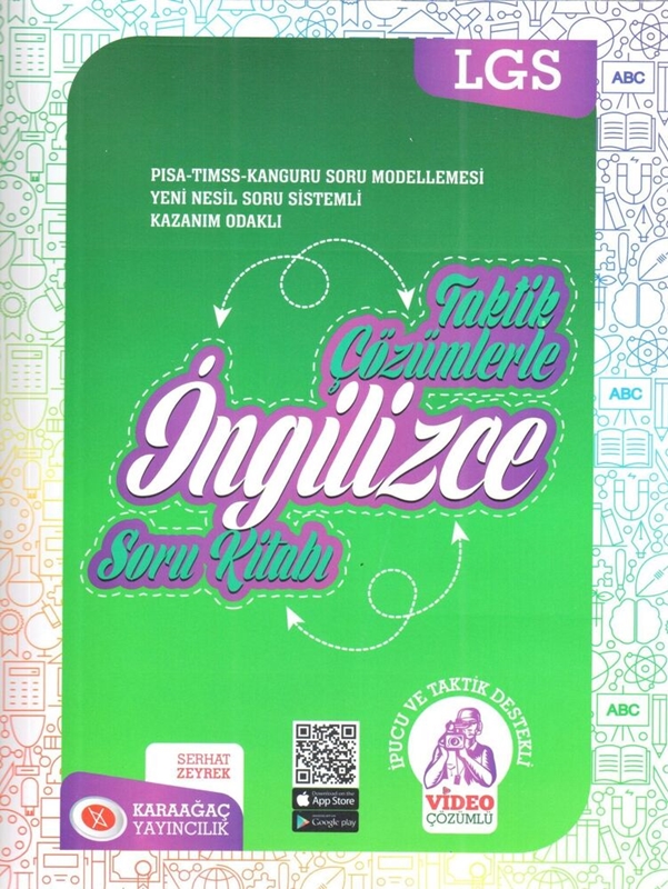resm Karaağaç Yayınları LGS İngilizce Taktik Çözümlerle Soru Kitabı
