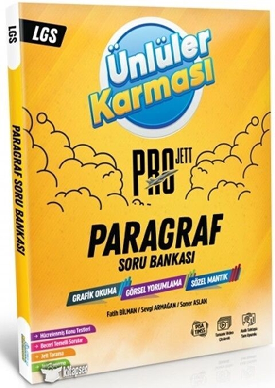 resm Ünlüler Karması 8. Sınıf LGS Paragraf Pro Jett Soru Bankası