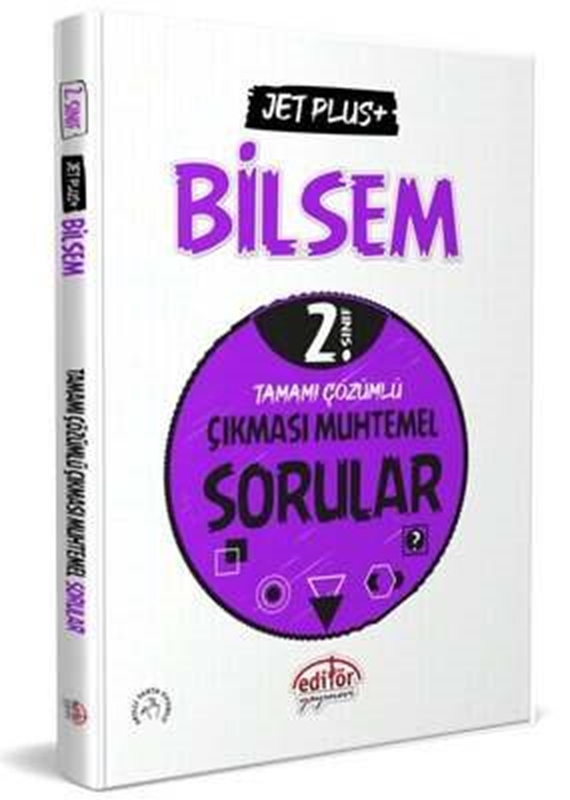 resm Editör Yayınları 2. Sınıf Bilsem Jet Plus Tamamı Çözümlü Çıkması Muhtemel Sorular