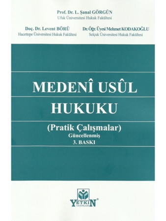 Resim Medeni Usul Hukuku Pratik Çalışmalar