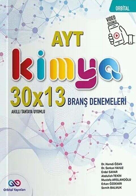 resm Orbital Yayınları AYT Kimya 30 x 13 Branş Denemeleri