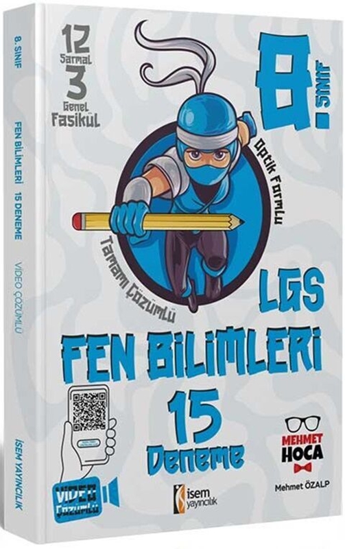 resm İsem Yayınları 8. Sınıf LGS Fen Bilimleri 15 Deneme