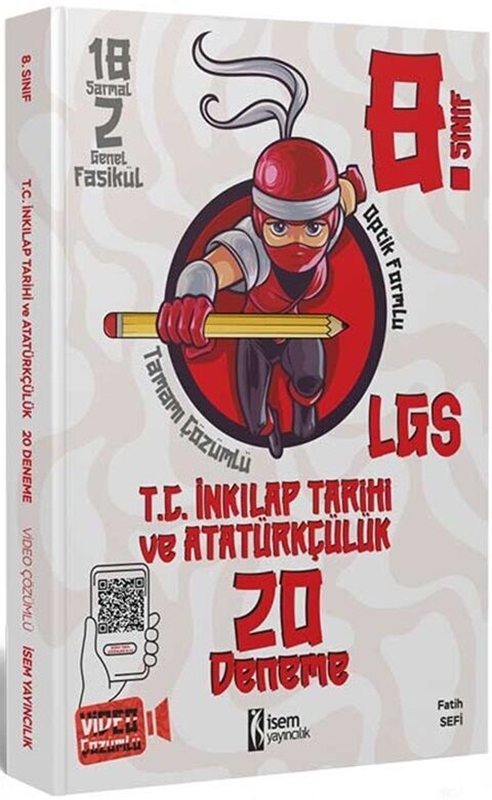 resm İsem Yayınları 8. Sınıf LGS İnkılap Tarihi ve Atatürkçülük 20 Deneme
