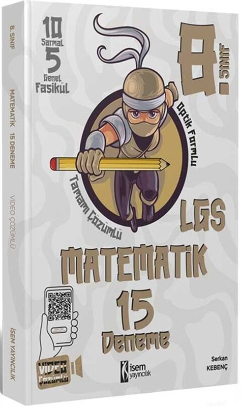 resm İsem Yayınları 8. Sınıf LGS Matematik 15 Deneme