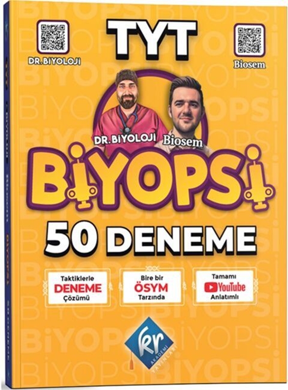 resm KR Akademi TYT Biyopsi 50 Biyoloji Denemesi