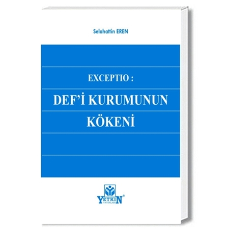 Resim Def'i Kurumun Kökeni - Selahattin Eren