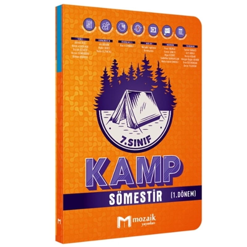 resm 7. Sınıf Kamp Sömestir 1. Dönem Mozaik Yayınları
