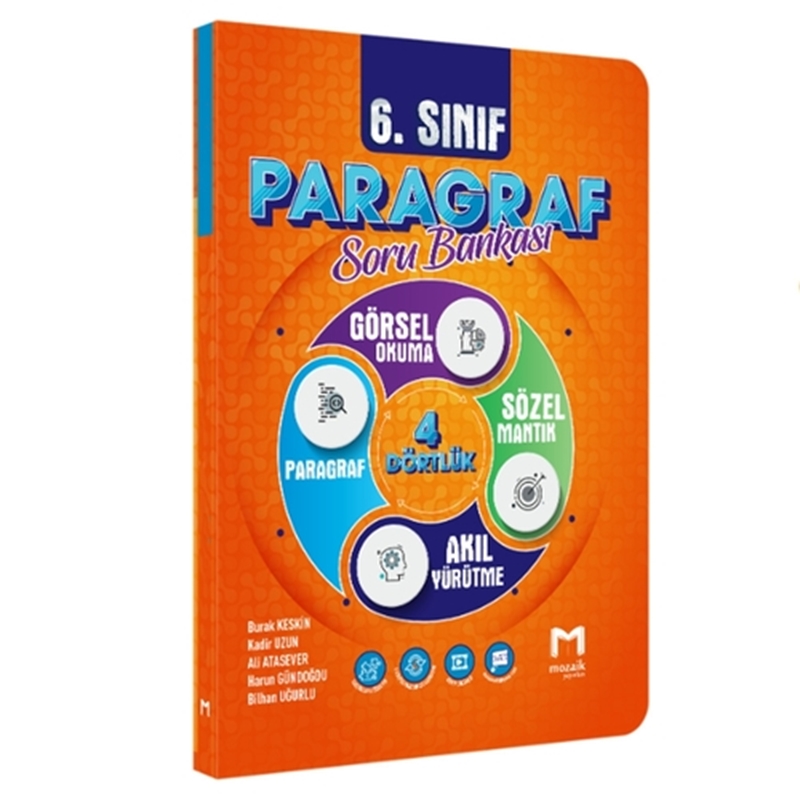 resm 6. Sınıf Paragraf Soru Bankası Mozaik Yayınları