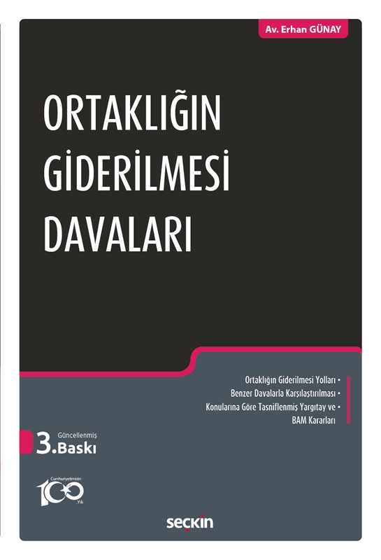resm Ortaklığın Giderilmesi Davaları