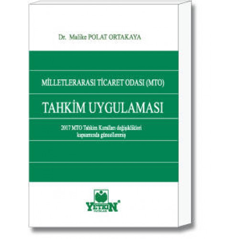resm Milletlerarası Ticaret Odası (MTO) Tahkim Uygulaması