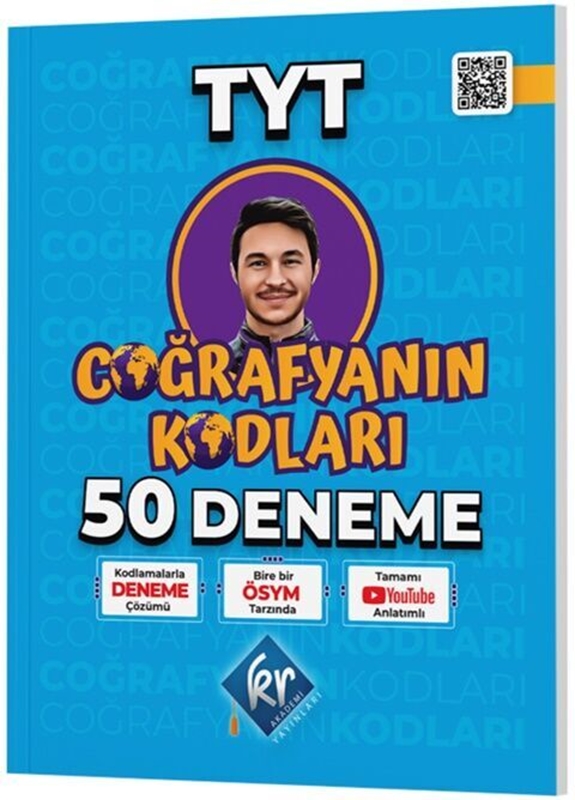 resm KR Akademi TYT Coğrafyanın Kodları Çözümlü 50 Deneme