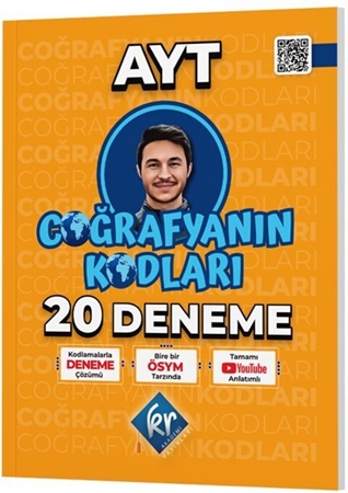Resim KR Akademi AYT Coğrafyanın Kodları Çözümlü 50 Deneme