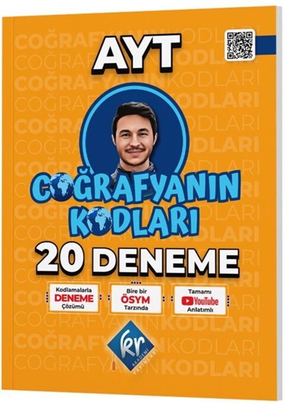 resm KR Akademi AYT Coğrafyanın Kodları Çözümlü 50 Deneme