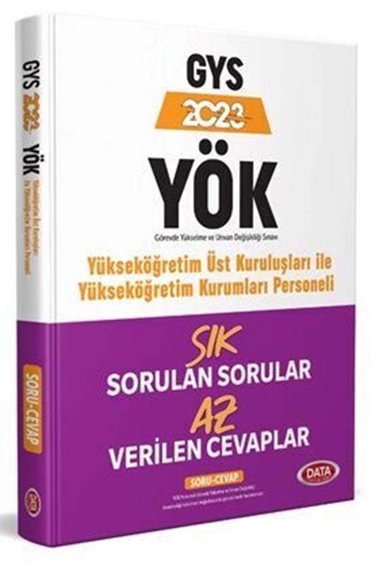 resm Data Yayınları YÖK Personeli GYS Sık Sorulan Sorular Az Verilen Cevaplar Soru Cevap