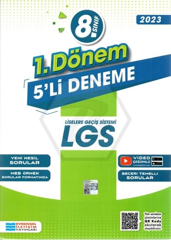 resm 8. Sınıf LGS 1. Dönem 5 li Video Çözümlü Evde Deneme Sınavı