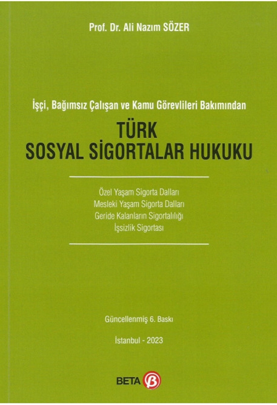 resm Türk Sosyal Sigortalar Hukuku
