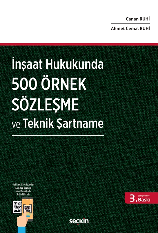 resm İnşaat Hukukunda 500 Örnek Sözleşme ve Teknik Şartname