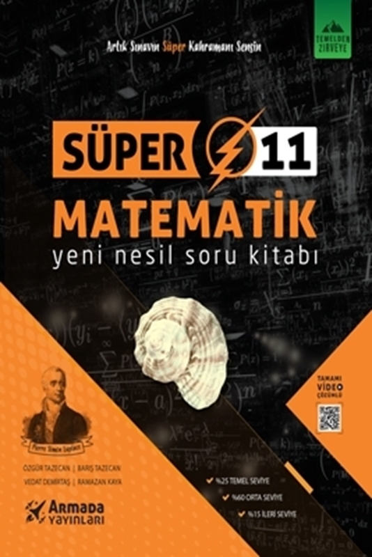 resm Armada Yayınları 11. Sınıf Matematik Süper Yeni Nesil Soru Kitabı