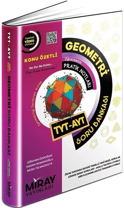 resm Miray Yayınları TYT AYT Geometri Konu Özetli Soru Bankası
