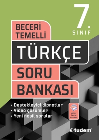 Resim Tudem Yayınları 7. Sınıf Türkçe Beceri Temelli Soru Bankası