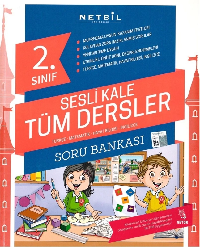 resm Netbil Yayıncılık 2. Sınıf Tüm Dersler Sesli Kale Soru Bankası